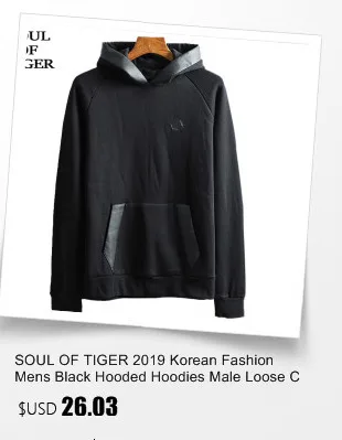 SOUL OF TIGER,, Зимняя мода, английский стиль, одежда, мужская, утолщенная, теплая, двухсторонняя, Меховая куртка, с капюшоном, с принтом, пальто большого размера