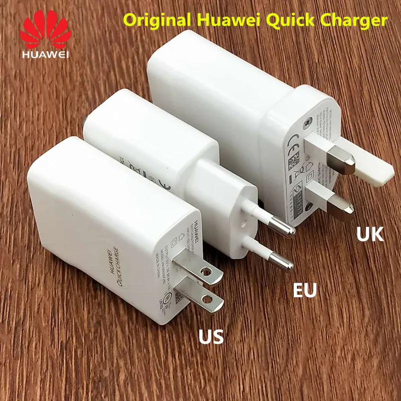 Оригинальное зарядное устройство Huawei 9 В/2 А быстрая зарядка через USB адаптер типа
