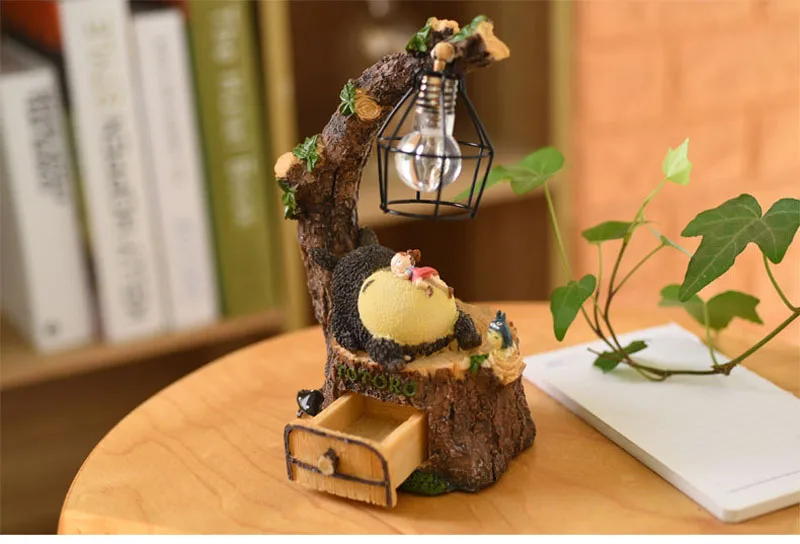 Japan Anime My Neighbor Totoro Led Night Light Figure Toy Studio Ghibli Miyazaki Hayao No Face Man Action Figure Doll