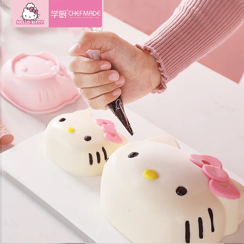 Hello kitty силиконовая форма для выпечки 4 &quot6&quot мусс торта украшения инструменты| |