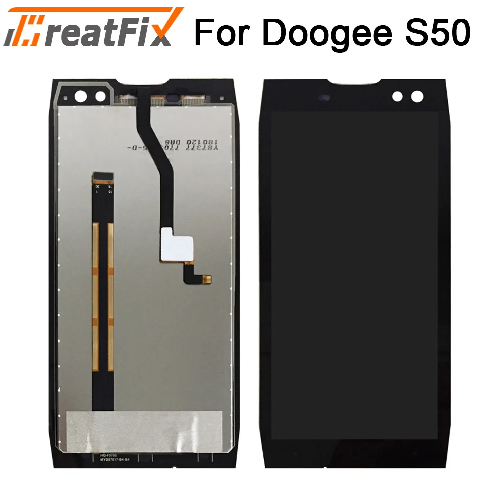 For Doogee S50 Для Doogee S40 S60 Lite ЖК-дисплей+ сенсорный экран дигитайзер сборка Замена Для doogee s30 s50 s55 s60 - Цвет: For Doogee S50