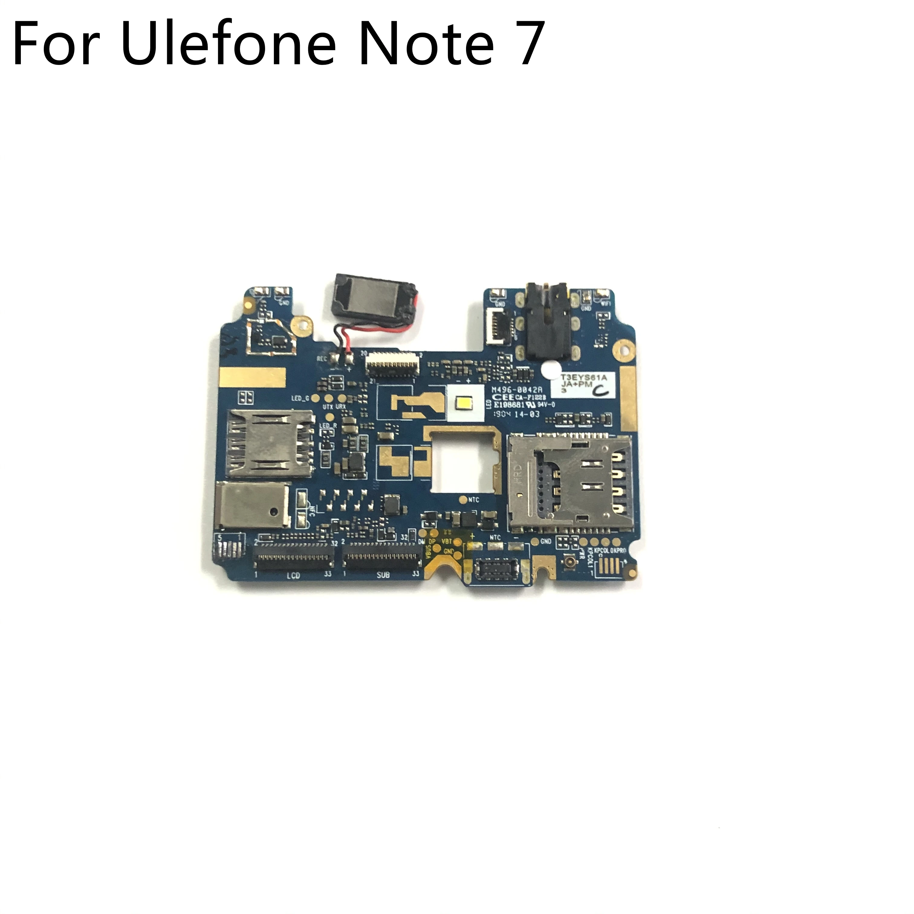 

Материнская плата Ulefone Note 7, 1 ГБ ОЗУ + 16 Гб ПЗУ, материнская плата для смартфона Ulefone Note 7 MTK6580A Quad-core 6,1 дюйма 1280*600