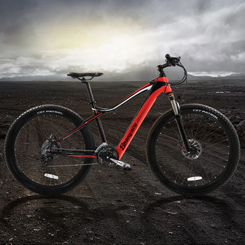 Sheng milo Электрический велосипед Ebike 27,5 дюймов горный электровелосипед 48V240W двигатель гибрид литиевая батарея для электрического велосипеда 48v