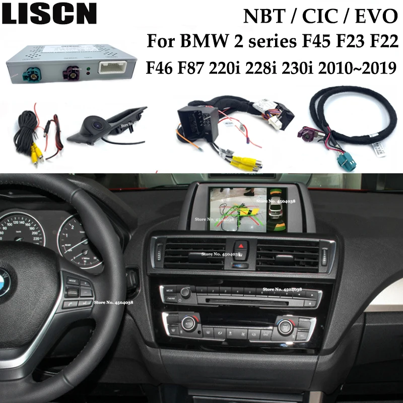 Адаптер для передней и задней камеры BMW 2 серии F45 F23 F22 F46 F87 220i 228i 230i 2010 ~ 2019|Камера