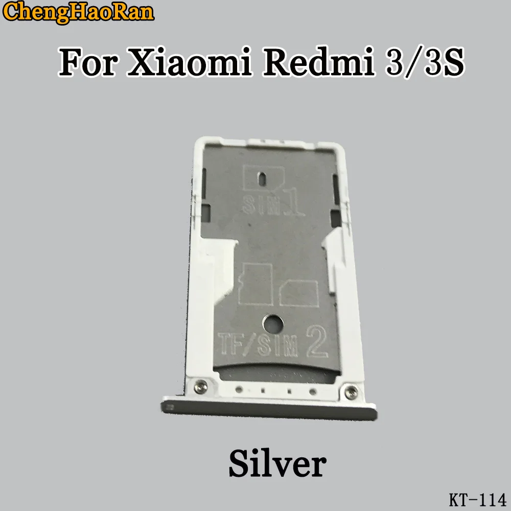 ChengHaoRan для Xiaomi Redmi 4 Note 4 Redmi 3 3S Pro держатель лотка для sim-карты Micro SD карта отправка карты иглы