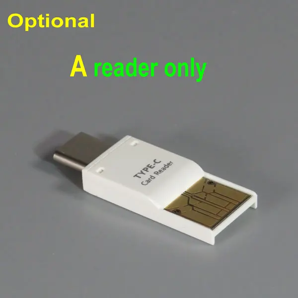 Type-C TF OTG адаптер micro SD TF высокоскоростная карта microSD двойной USB Подключение ПК и для macbook type C huawei samsung телефон - Цвет: A reader only