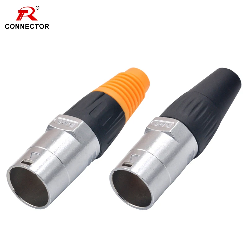 50PCS RJ45 Waterproof Network Connector RJ45 Male Plug Ethernet Connector