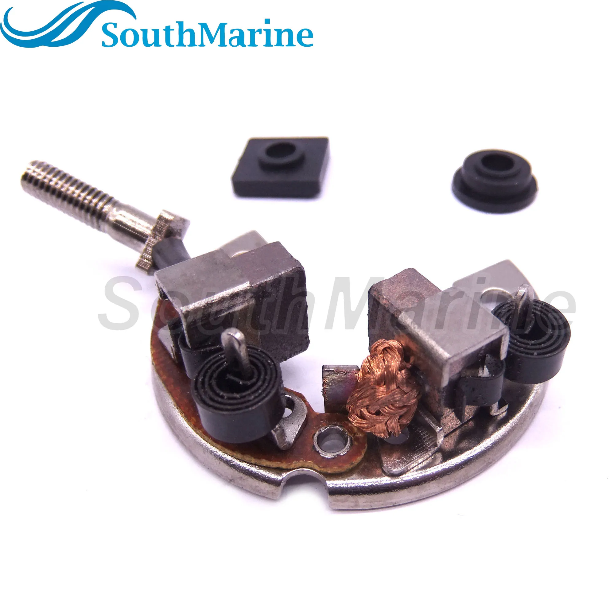 Boat Motor 689-81840-11 Brush Holder for Yamaha Outboard Engine Starter Motor 6HP 8HP 9.9HP 25HP 30HP 40HP 50HP 60HP 70HP, Sierr