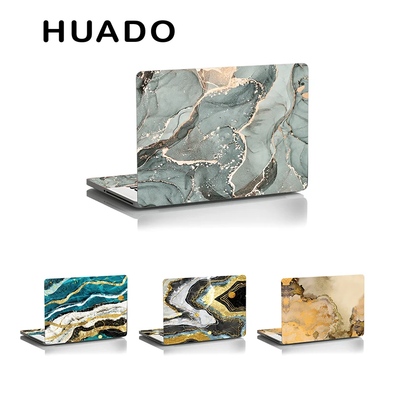Universal Marble Laptop Sticker Skin Vinyl 11/12/13/14/15.6/17.3 Inch Stickers For Laptop with 2 free small wrist pad