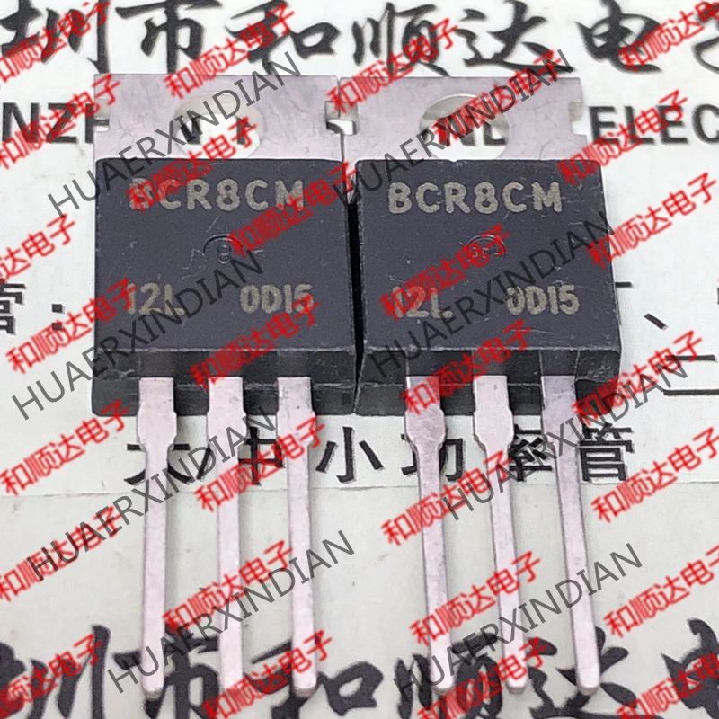 5 шт., новые оригинальные кнопки BCR8CM-12L-220 600V 8A