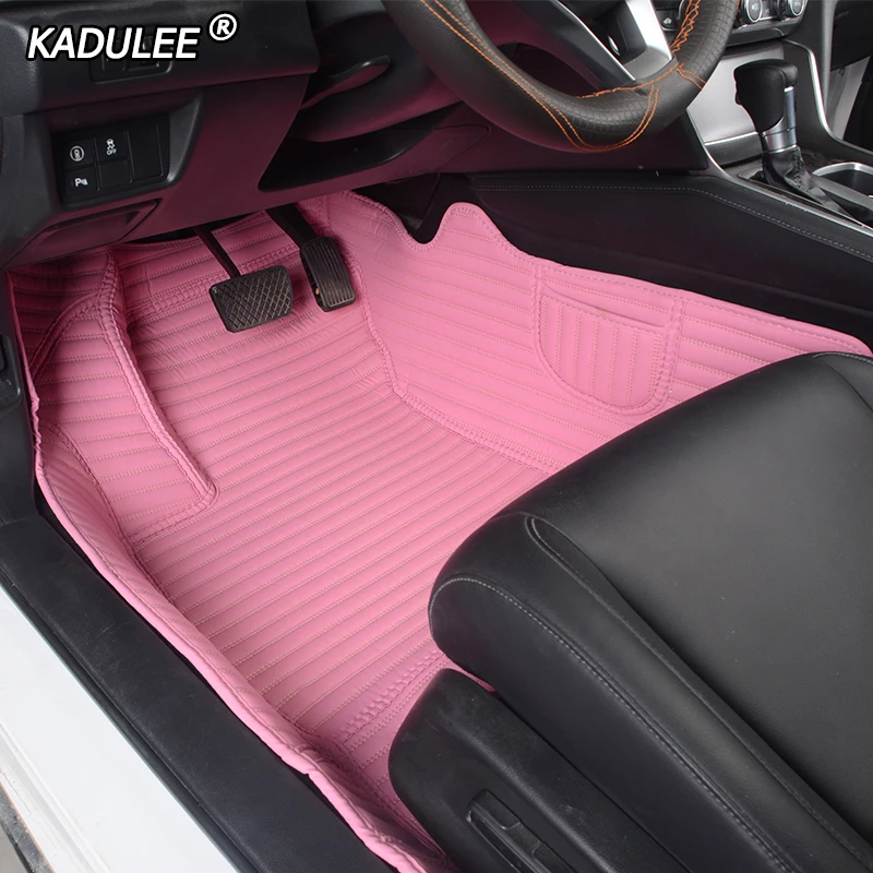 KADULEE пользовательские автомобильные коврики для Jaguar I-PACE XJ XK XF XE XJL XJ6 XJ6L F-PACE F-TYPE фирменные мягкие коврики для ног автомобильные аксессуары