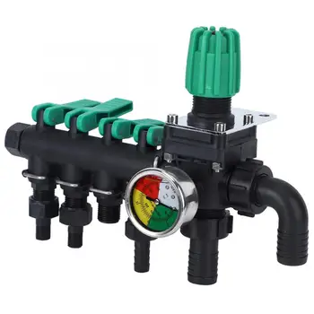 

4 Way Water Splitter Agricultural Sprayer Control Valve Accessories for Agriculture Pressure Sprayer Agriculture Tools