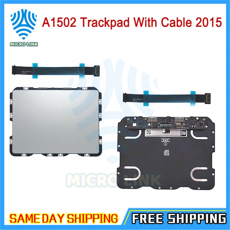 Trackpad W Cable New for MacBook Pro Retina 13.3" A1502 Trackpad Touchpad w/ Ribbon Flex Cable 821-00184-A Early MF839 MF841 - Цвет: Trackpad W Cable