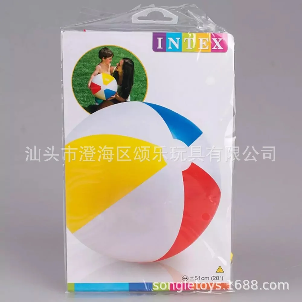INTEX пляжный мяч, надувной шар, водный мяч, игрушка для плавания, мяч 59020, диаметр 51 см