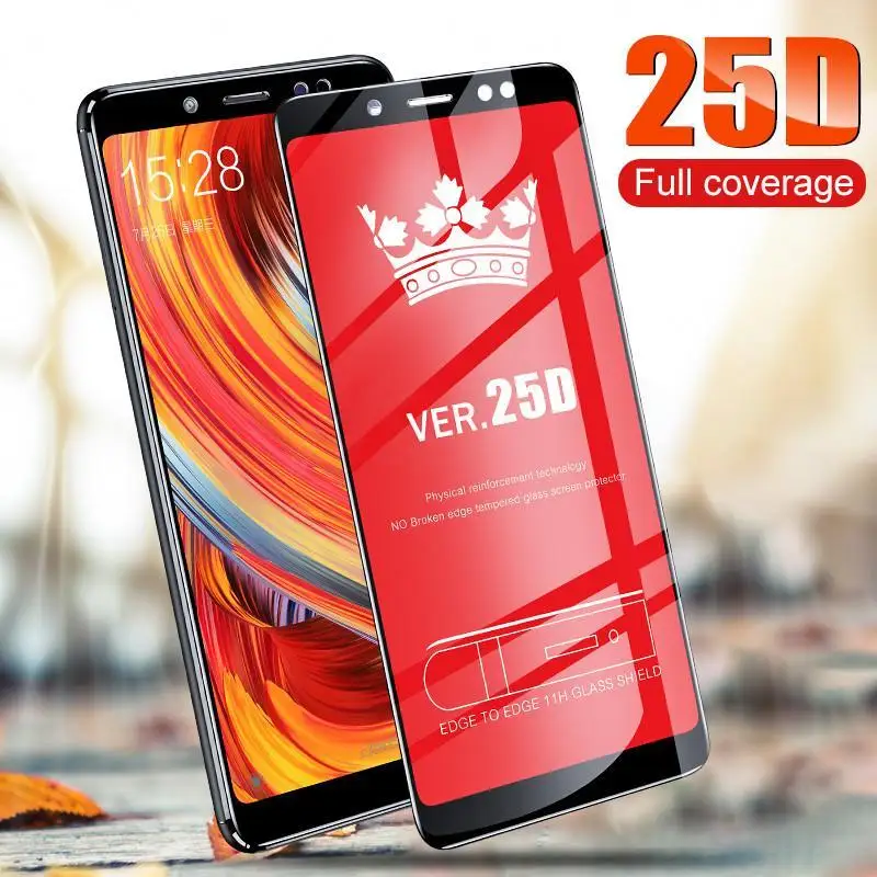 25D защитное стекло с закругленными краями для Xiaomi Redmi 7 6 Pro 6A 4X5 Plus закаленное