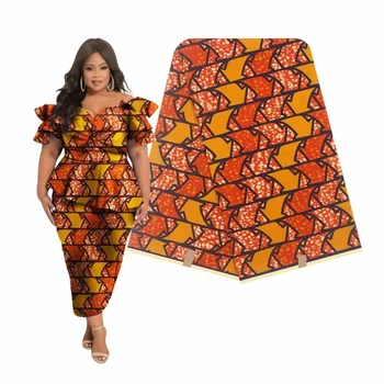 

Wholesale African Art Ankara African Print Fabric Wax Textile sold by 6 yards Y-291