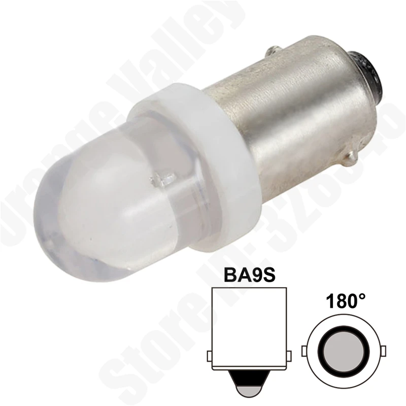 Светодиодные лампы BA9S T11 H6W 1 COB SMD для салона автомобиля чтения Верхняя лампа Авто