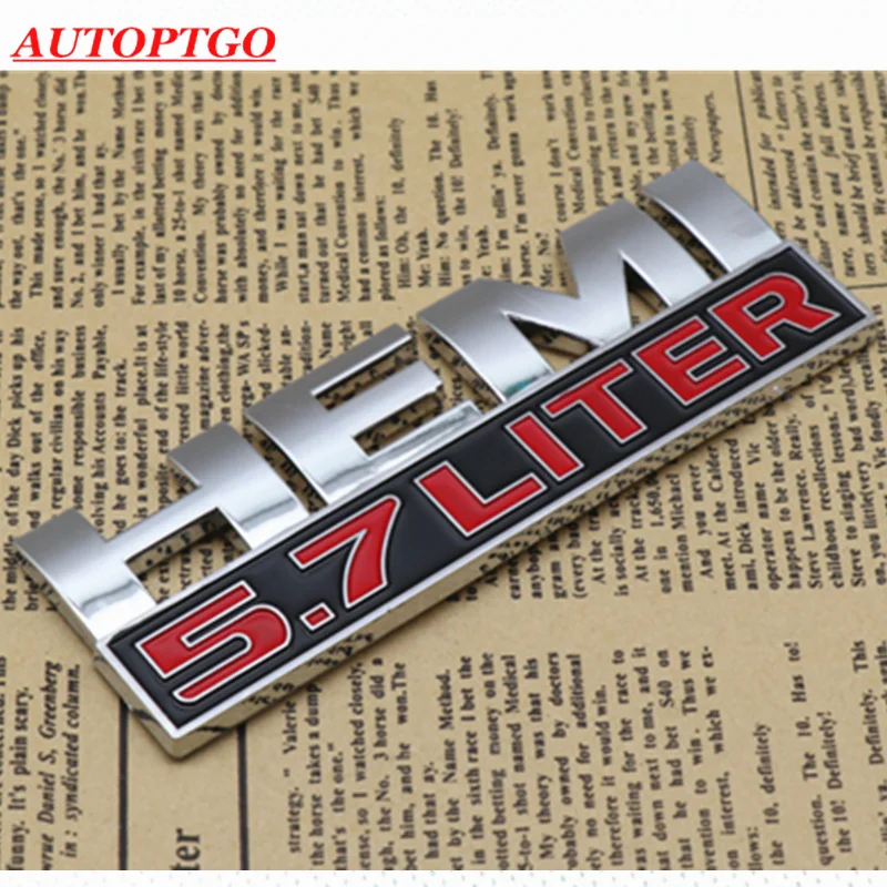 Для Dodge Truck джип RAM Wrangler 6,4 литр Hemi эмблема значок на крыло табличка Наклейка полутора литра