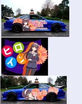 

LEFT SIDE Customized Cartoon Anime Sticker Body Scratch Waterproof Car Sticker Decoration Car Modification Sticker
