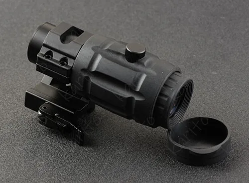 Red dot прицел совместимый 3x magnifler аксессуар с боковой flid 20 мм ...