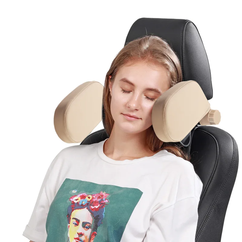 Cloth/Leather Head Support Pillow Children's Rear Seat Sleeper Side Headrest Neck | Дом и сад
