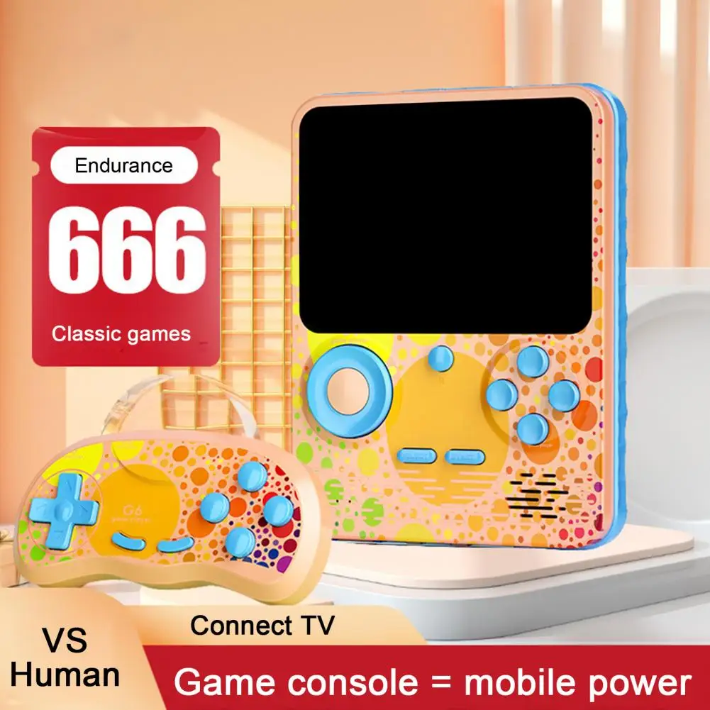 Built-in 666 jogos de pouco peso 3.5 Polegada tela máquina de jogos de  vídeo para