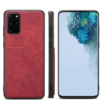 

For Samsung S20 Ultra S10e Note 9 10 + Phone Case Back Cover Samsung S20 Plus Leather Case anti-fall Card slot Protector Shell