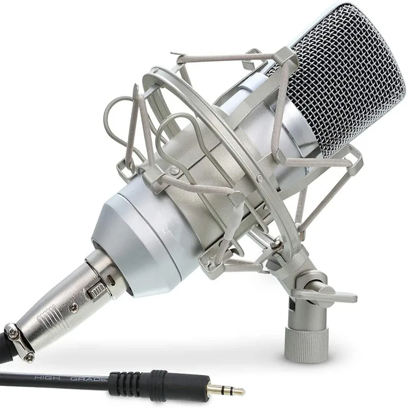 Cardioid Condenser Microphone XLR, (Noise Deduction) 360 Degree Uni