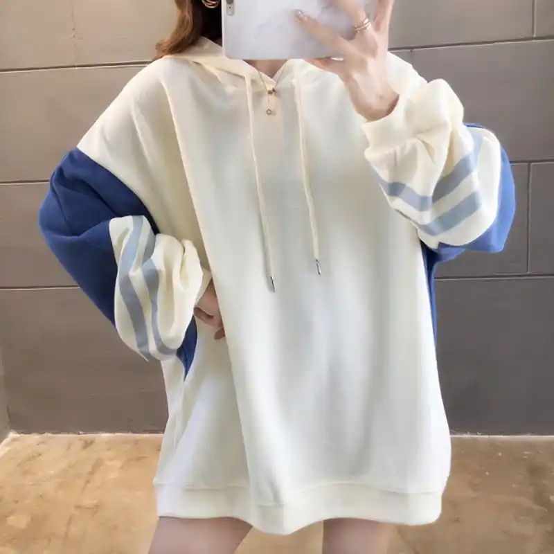 Oversized college hoodie Clearance