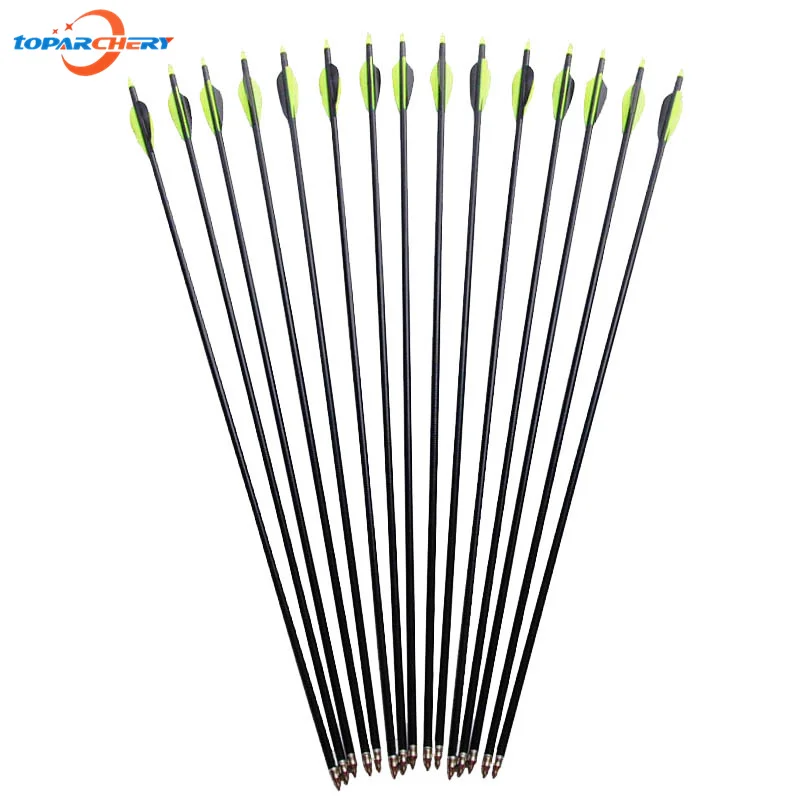 Стрелы из стекловолокна диаметром 32 дюйма 6/12/24 шт.|archery fiberglass arrows|fiberglass arrowsarrow arrows |