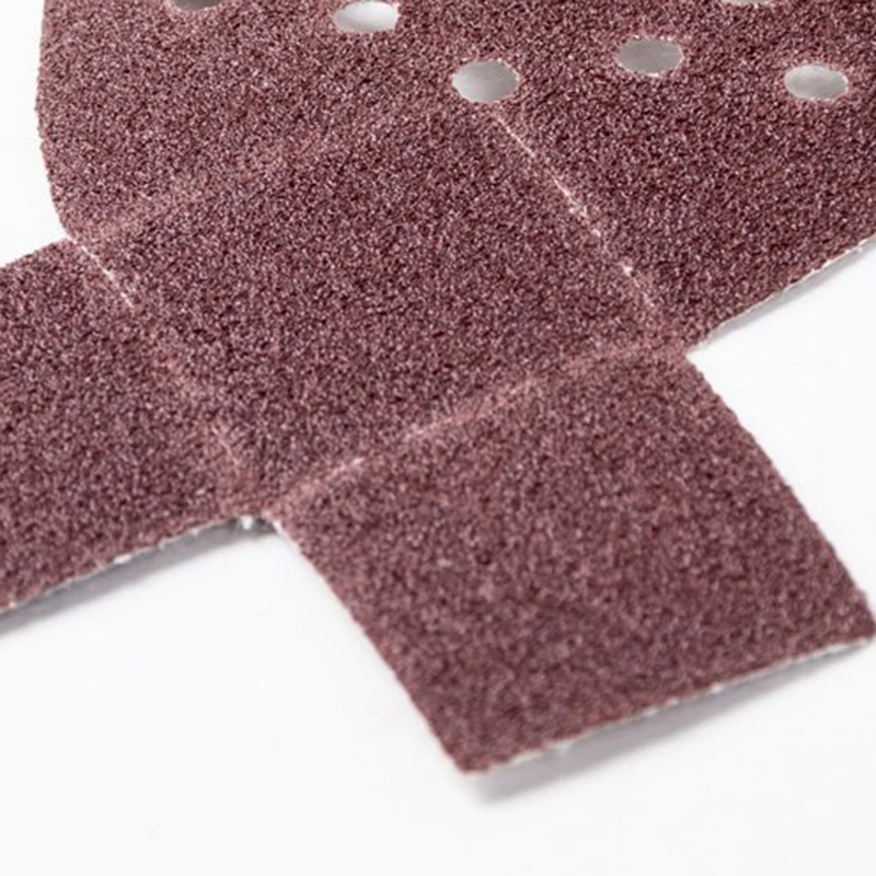 New 50 Pieces 40/80/120/180/240 Grit Bond Abrasive Dics Grinding Mouse Sanding Paper Sandpaper Sheets Sander Hook and Loop Assor