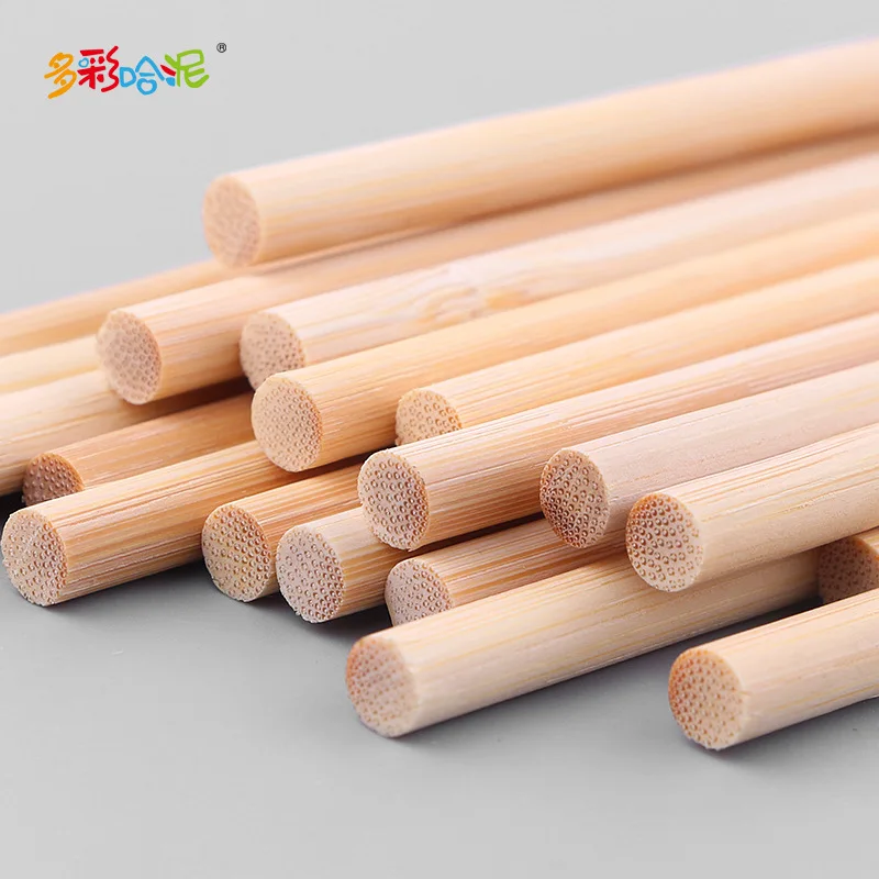 

DIY Building Model Material Small Rod Bamboo Stick round Wooden Stick Bamboo Fine Bamboo Sticks