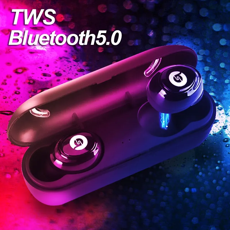 Bluetooth 5 0 Wireless Earphone TWS In Ear Headphones Handsfree Earphones Headphone Sport Earbuds Headset For Phone With Mic