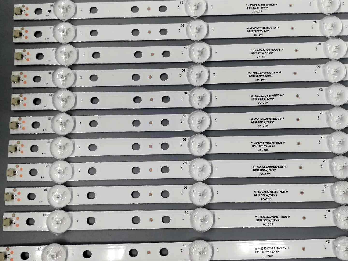 16 шт. светодиодный Подсветка полоса 8 лампа для Sony 65 &quotТВ KDL 65W855C Kdl 65w859c 650 ТВ 02 V3