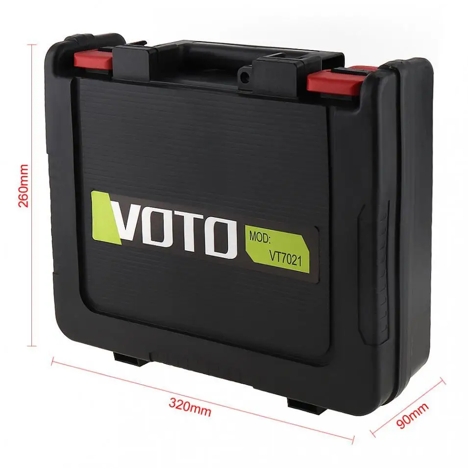 12V 16.8V 21V Universal Tool Box Storage Case With 320mm Length for Lithium Drill Electric Screwdriver VT7003 hyper tough tool bag