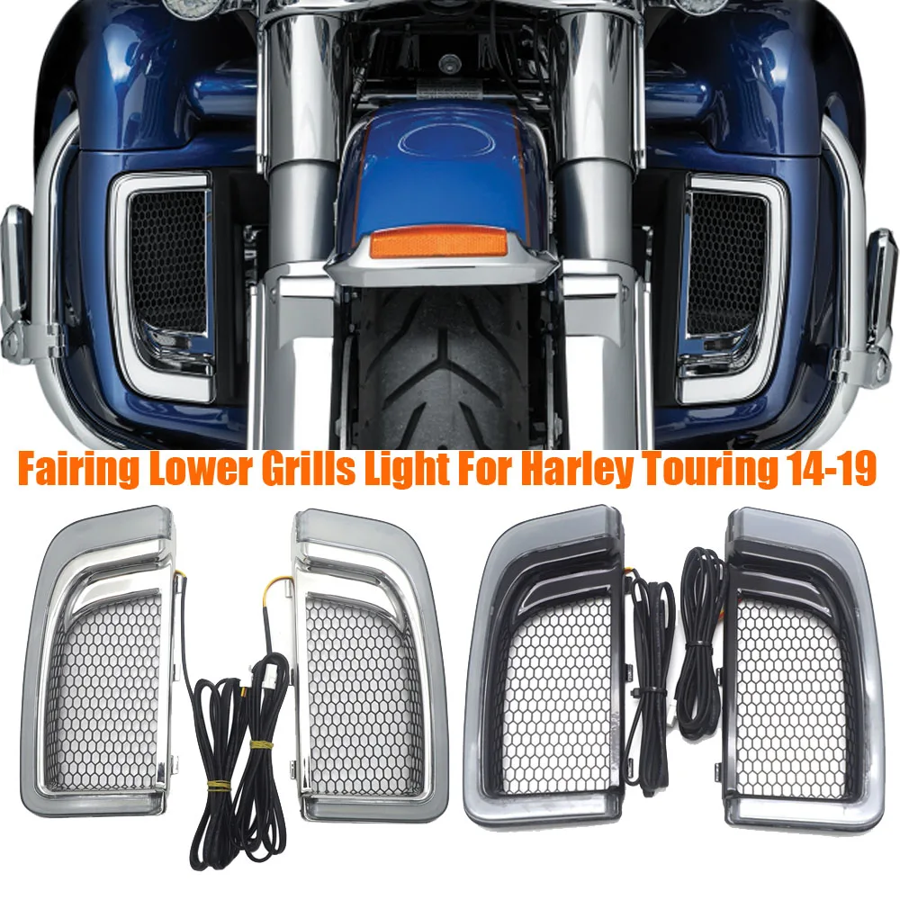 Для Harley Touring и Trike Модель ноги 2014-2020 2015 2016 2017 2018 19 мотоцикл светодиодный обтекатель
