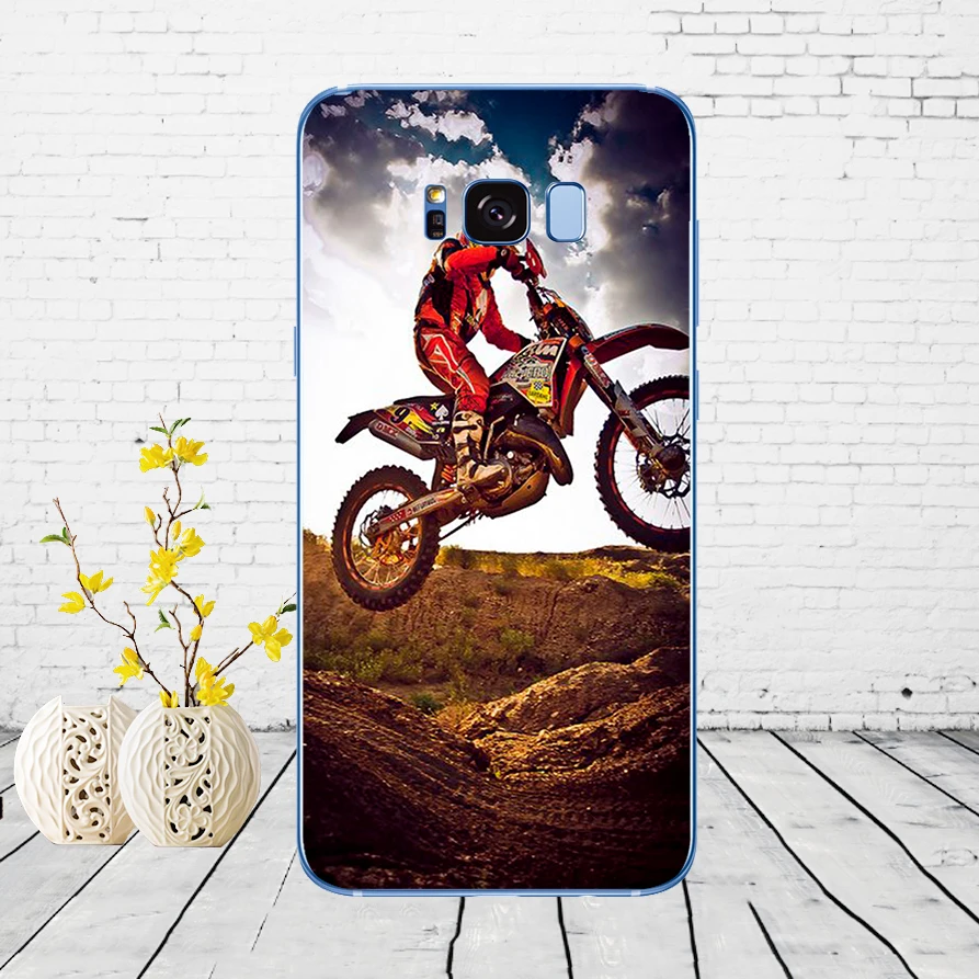 12 49DD moto cross dirtbikes Мягкий силиконовый чехол для Samsung Galaxy S6 S7 edge S8 S9 S10 plus A70 A50 чехол - Цвет: 12
