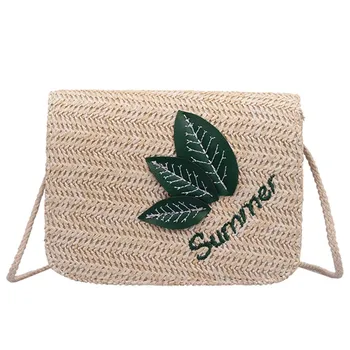 

Tote Handbags Women Ladies Fashion Straw Weave Shoulder Handle Bags сумка женская 2020 daily use female pouch new drop shipping
