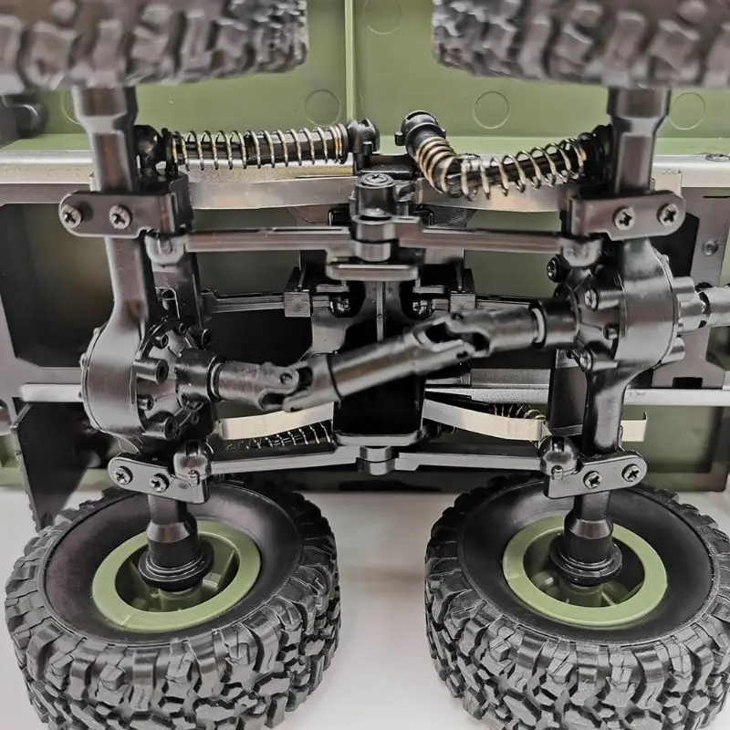 MN-77 2,4G 1:16 4WD внедорожник военный RC автомобиль светодиодный свет RTR металлический c-образный балки четырёхколёсный вагончик с езды на автомобиле