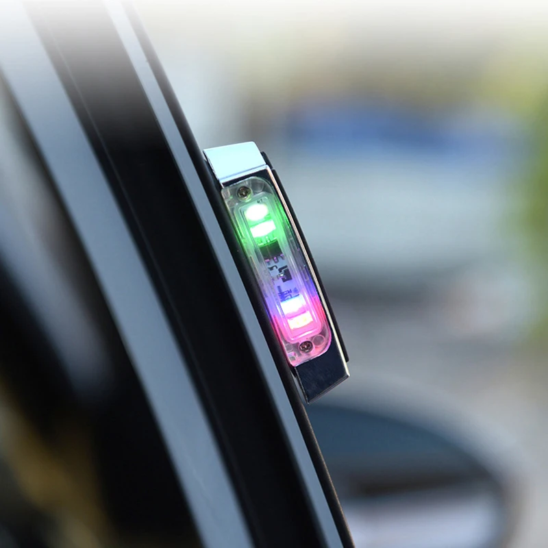 

LED Car Door Opening Warning Lights safety anti-collision Wireless Magnetic design Anti Rear-end Collision Safety Lamps