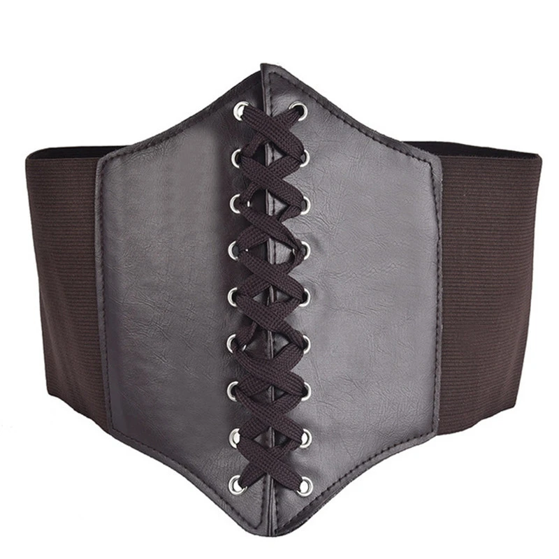 wide belts 2022 Corset Belts Pu Leather Slimming Body Belts For Women Elastic Waist Belts Cinto Sobretudo Feminin Ceinture Femme Fajas cowgirl belts