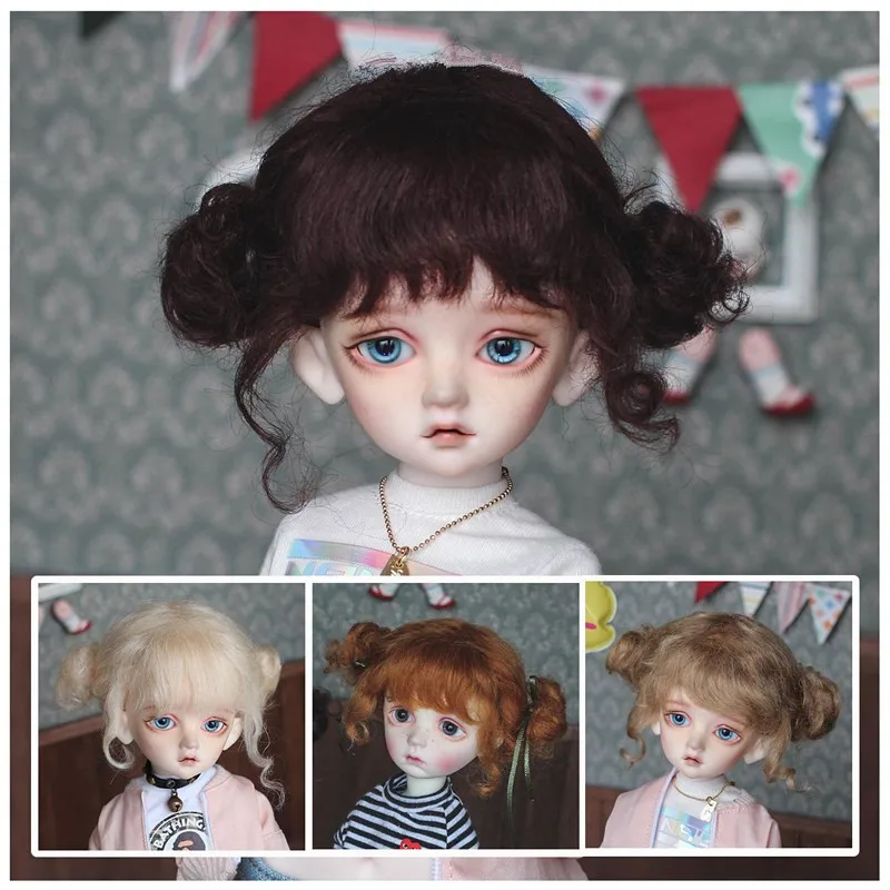 WY694 BJD 1/3 人形 ドール　用ウィッグ カツラ 耐熱 ハンドメ 全3色！BJD 1⁄3 造型 ヘアパーツ アニメ 漫画 かつら 球体関節人形