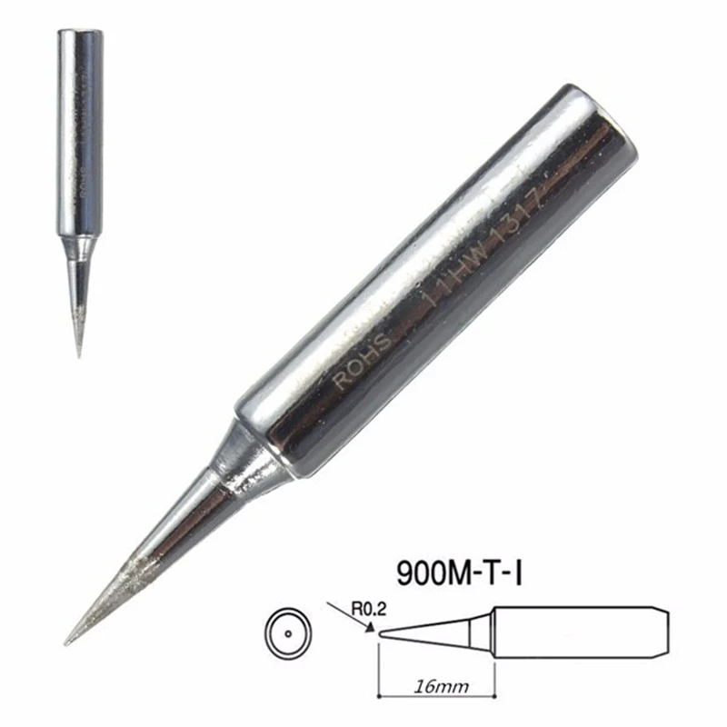

2PCS Lead Free 900M-T-I Soldering Iron Tips For HAKKO 907/933/852D+/936 Soldering Station Electric Replaceable Welding Heads
