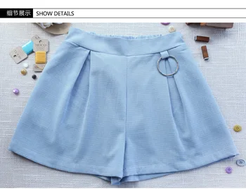 

Women's summer thin section cotton is not curled outside wearing loose shorts