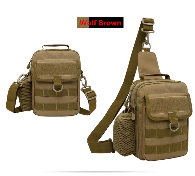Армейский зеленый 600D Oxford miltary тактическая сумка тактичная сумка militar Army Molle Sling сумки на плече на груди военная сумка тактичейский рюкзак - Цвет: Армейский зеленый