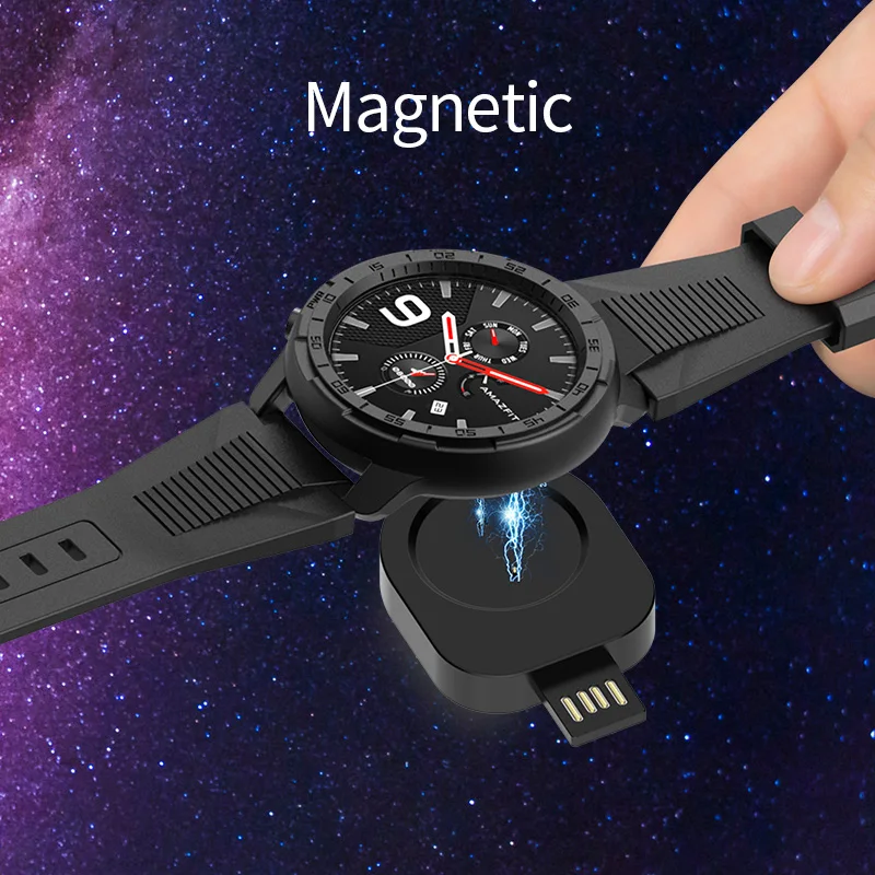 Chargers for Amazfit GTS GTR 42mm 47mm T-REX Smart Watch Accessories Wireless Fast Charging replace Dock Cradle Station MOSHOU watch charger