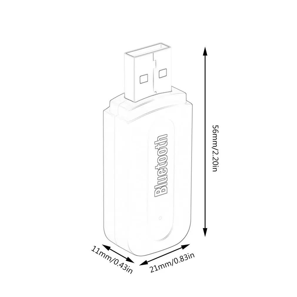 BT-163 Bluetooth Audio Receiver Bluetooth Adapter USB Audio Receiver