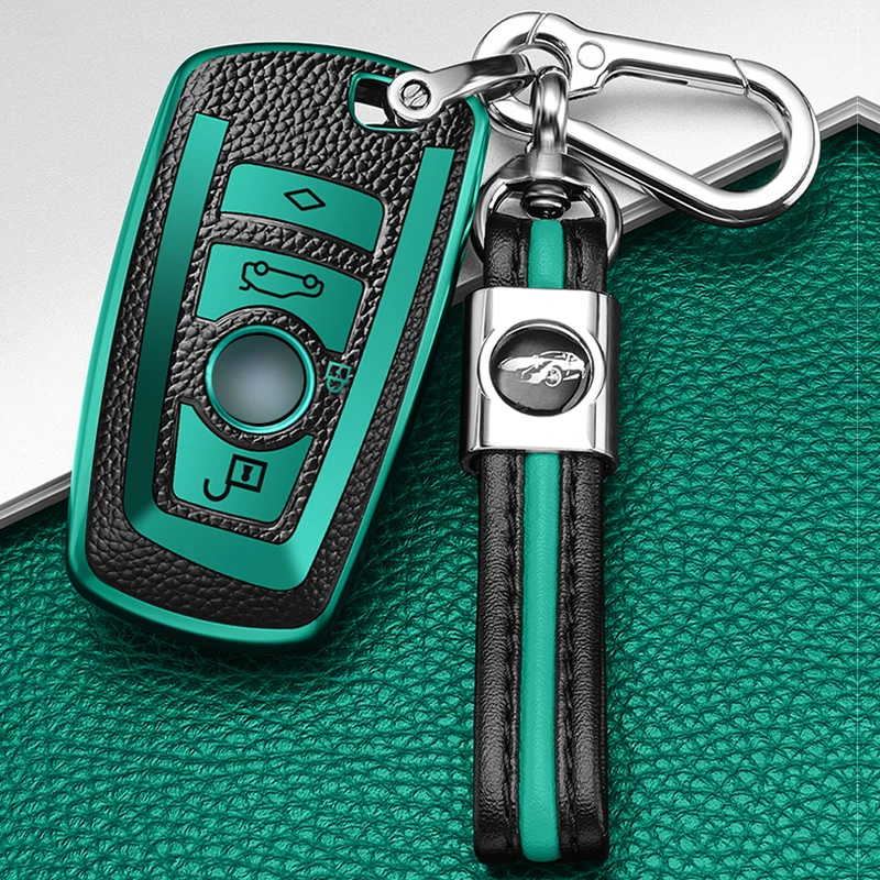 Key Protector Leather + TPU Car Key Cover Case for BMW 520 525 F30 F10 F18 118i 320i 1 3 5 7 Series X3 X4 M3 M4 M5 Accessories