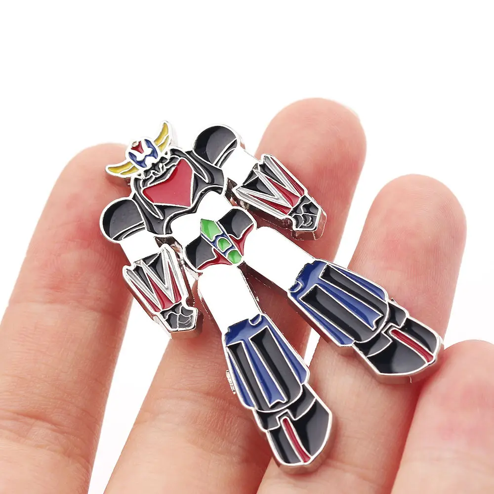 Kefeng UFO робот Grendizer аниме металлические эмалированные булавки и броши для женщин и мужчин нагрудные булавки рюкзак сумки значок Ювелирные изделия Подарки тренд