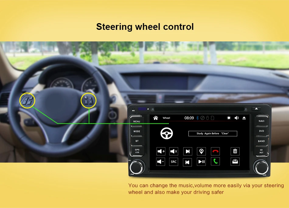 Perfect Bosion 2din Car DVD GPS for Toyota Hilux yaris VIOS Camry Corolla Prado RAV4 Prado 2003 2004 2005 2006 2007 2008 Reverse camera 4